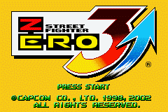 街头霸王ZERO3-选BOSS出招简化版